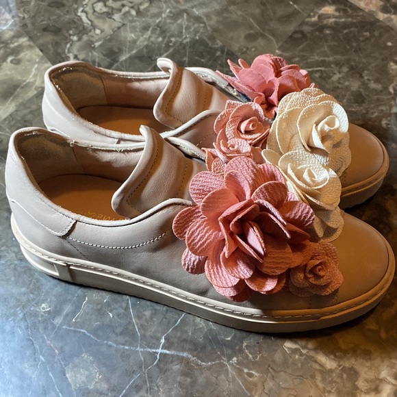 brand new Pokemaoke slip on leather sneakers size 6 made in italy - Picture 11 of 13